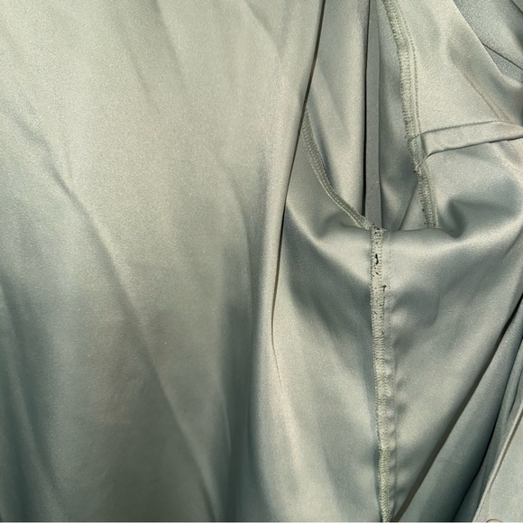 Sage Green Croft & Barrow Stretch Button Down Blouse - Picture 8 of 10